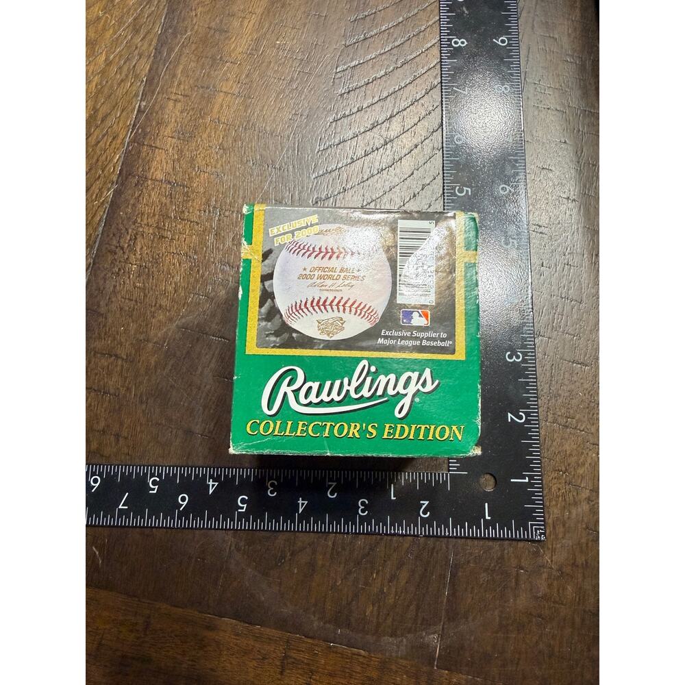 Rawlings Official 2000 World Series Baseball Yankees Mets Subway Series Selig - Picture 2 of 16
